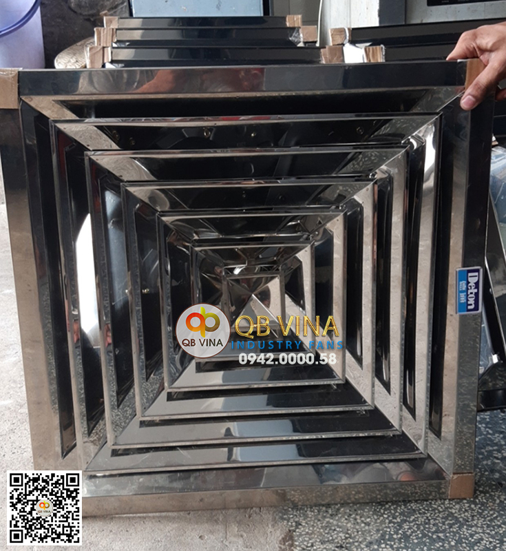 Quạt hút âm trần inox 304 chống ăn mòn ATI