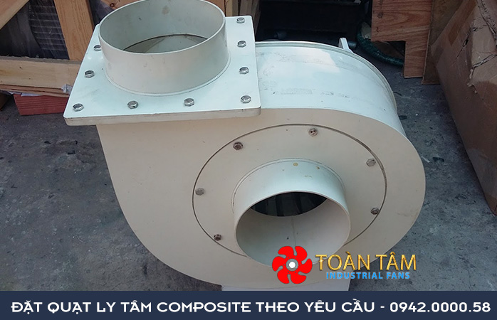 Quạt hút ly tâm chống ăn mòn axit bằng composite