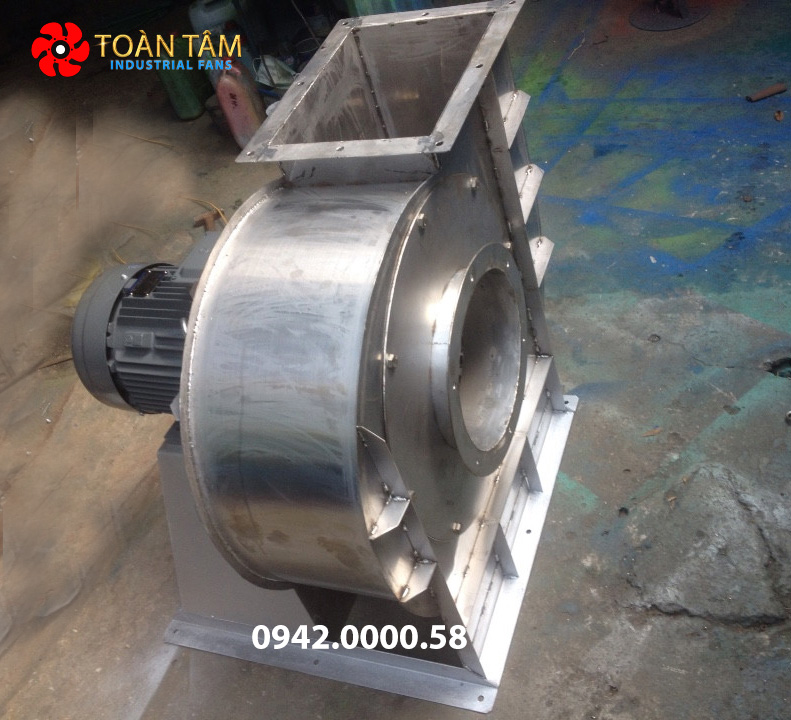 quạt ly tâm inox 304 chống ăn mòn axit