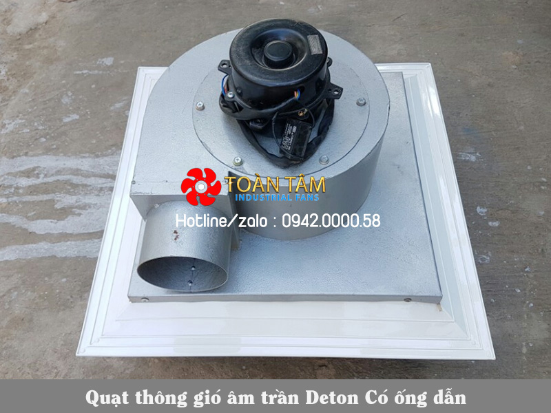 Quạt thông gió âm trần có ống dẫn 