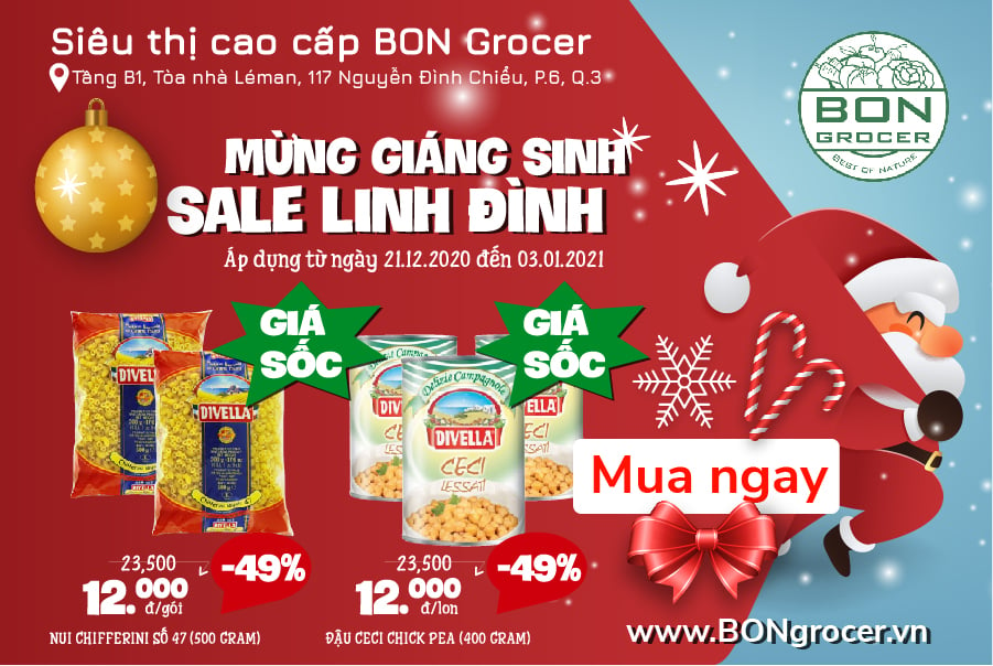 MỪNG GIÁNG SINH - SALE LINH ĐÌNH (TỪ 21/12/2020 - 03/01/2021)