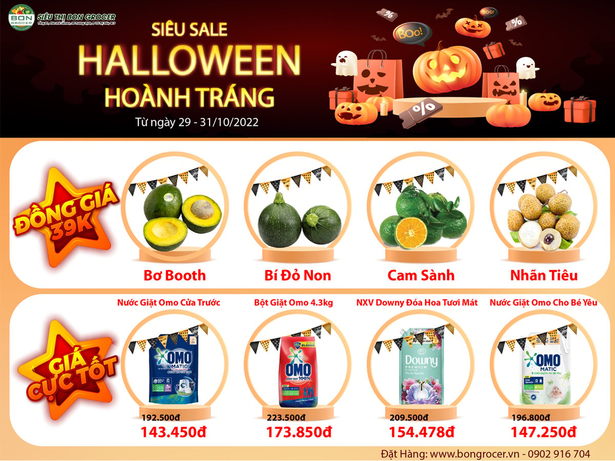 Siêu Sale Halloween Hoành Tráng