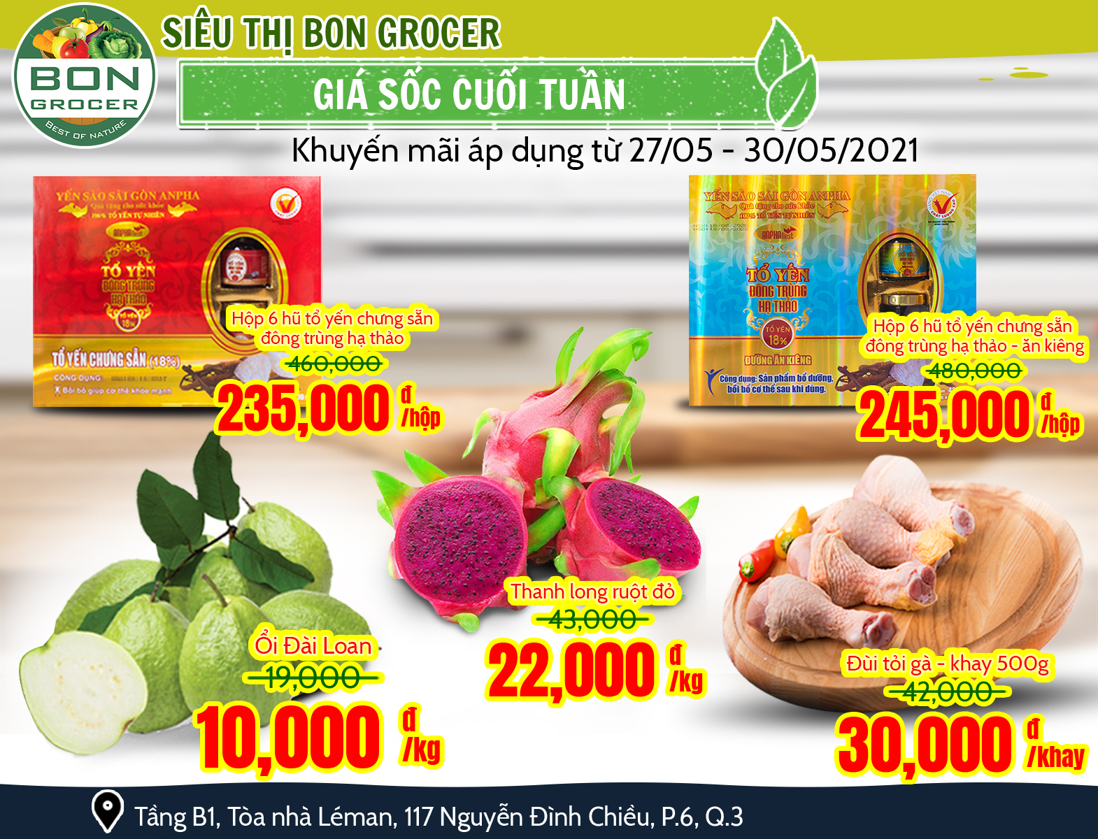 GIÁ SỐC CUỐI TUẦN (Từ 27/05 - 30/05/2021)