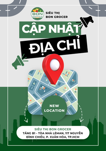 Thông Báo Cập Nhật Địa Chỉ Mới | Siêu Thị BON Grocer