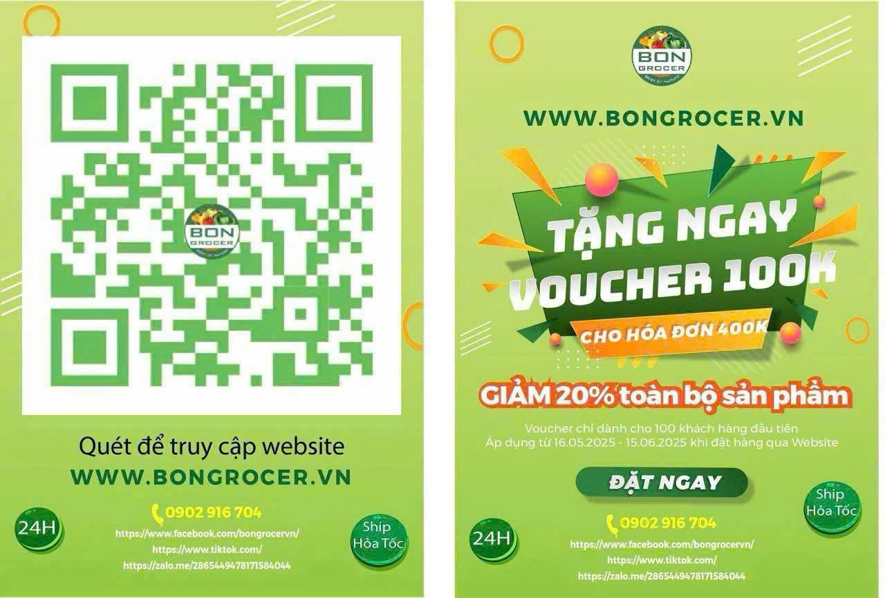 Tặng voucher mua sắm thả ga- nhận ưu đãi ngay