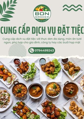 Dịch Vụ Đặt Tiệc Trọn Gói Tại TPHCM | Siêu Thị BON Grocer