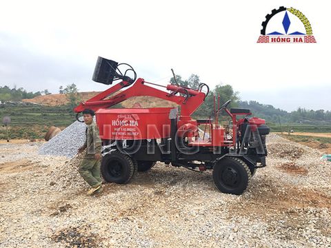 Vai trò của máy trộn bê tông tự cấp liệu Hồng Hà trong phát triển nông thôn mới.