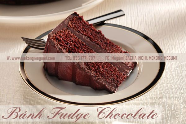Tự làm bánh Fudge Chocolate không sử dụng tinh bột