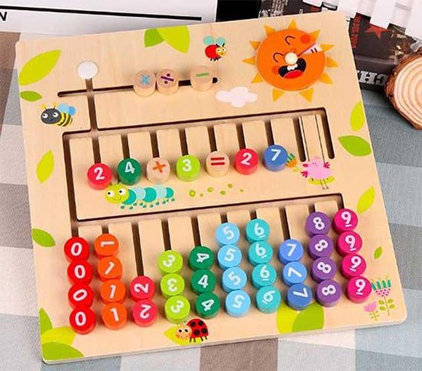 đồ chơi sáng tạo góc toán cho bé 5 tuổi – CHÀNG TRAI GỖ
