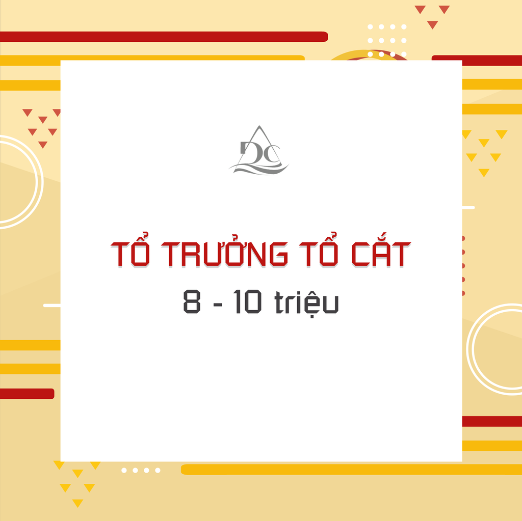 TUYỂN TỔ TRƯỞNG TỔ CẮT