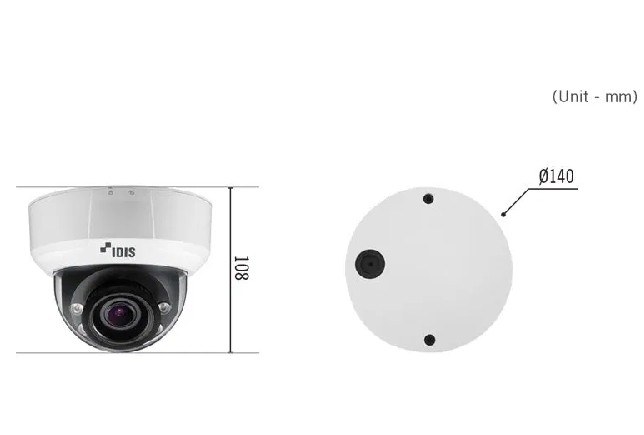 Đặc điểm về thiết kế của camera quan sát Idis DC-D3233RX-N