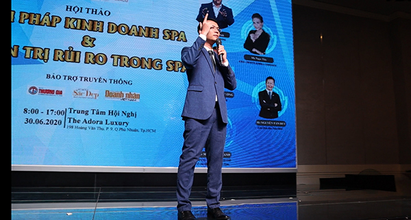 Bài phát biểu ấn tượng của Ông. Trần Tăng Hải tại Hội thảo Giải pháp kinh doanh spa & Quản trị rủi ro trong spa