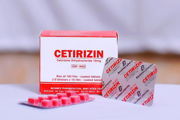 Thuốc kháng Histamin H1: Cetirizin
