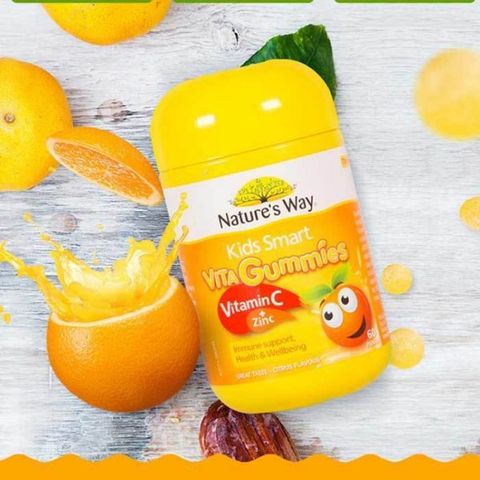 Kẹo chủ yếu bổ sung vitamin C và kẽm