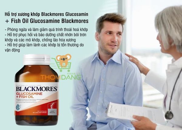 Công dụng của Blackmores Glucosamine + Fish oil