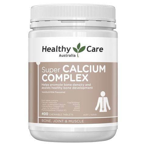 Bổ sung canxi Healthy Care Super Calcium Complex 400 viên