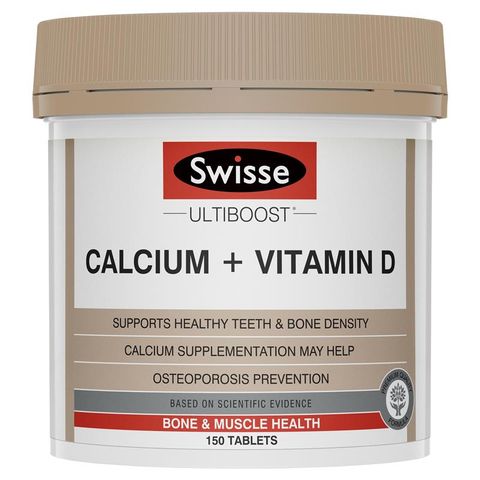 Bổ sung Canxi + Vitamin D Swisse 150 viên