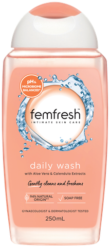 Femfresh Everyday Care màu Cam hay Femfresh Daily Intimate Wash 250ml (MẪU MỚI NHẤT)