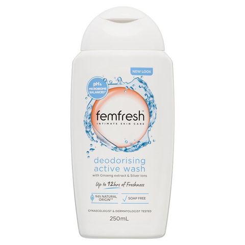 Femfresh Extra Care màu trắng hay Femfresh Deodorising Wash 250ml MẪU MỚI NHẤT