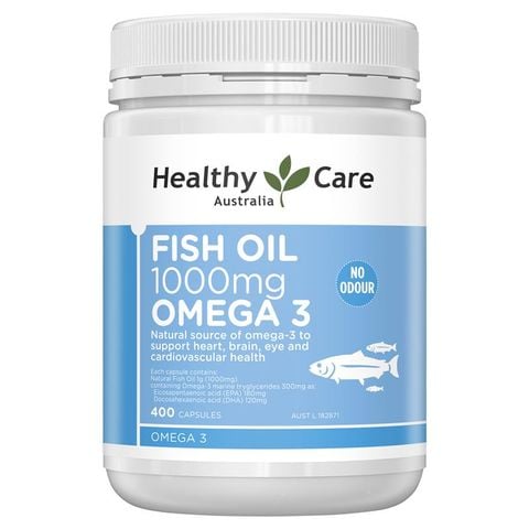 Dầu cá Healthy Care Fish Oil mẫu mới nhất