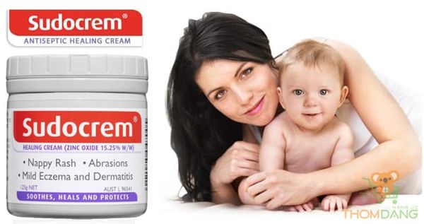 Kem chống hăm tã Sudocrem Healing Cream của Úc là sự lựa chọn tuyệt vời của mẹ