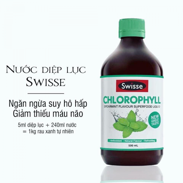 Nước diệp lục Swisse Chlorophyll có tốt không?