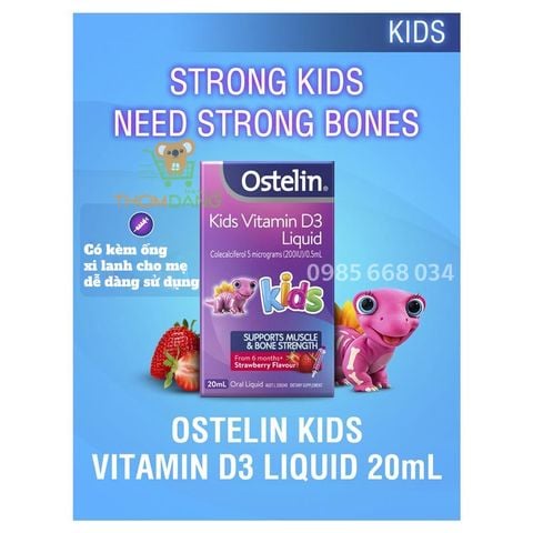 Ostelin Vitamin D3 Liquid Kids