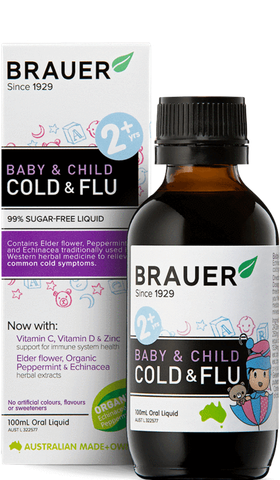 Siro trị cảm cúm Brauer Baby & Child Cold & Flu