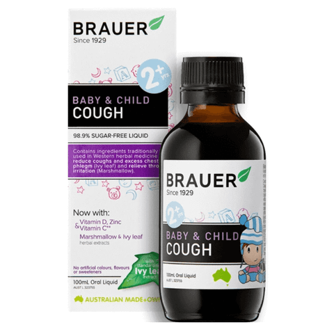 Siro trị ho dành cho bé Brauer Baby & Child Cough 100ml