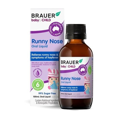 Siro trị sổ mũi cho trẻ Brauer Baby & Child Runny Nose 100ml (MẪU MỚI NHẤT)