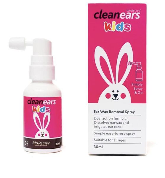 Xịt Clean Ears Kids 30ml Chính Hãng Của Úc mẫu cũ