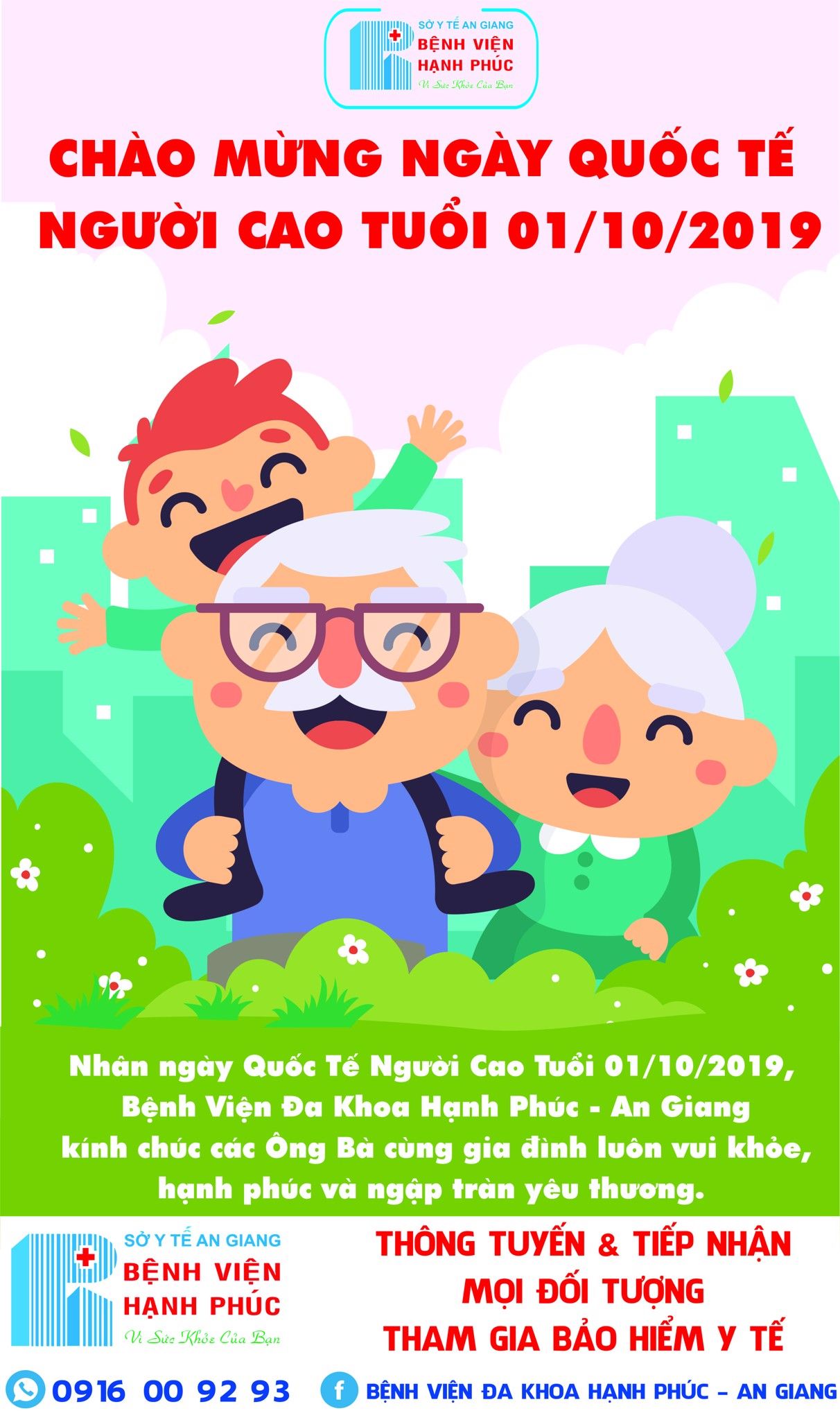 CHÀO MỪNG NGÀY QUỐC TẾ NGƯỜI CAO TUỔI 01/10/2019