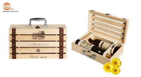 Kinh nghiệm lựa chọn hộp rượu gỗ thông chất lượng tốt