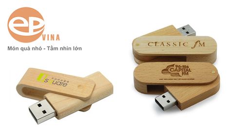 Các loại USB gỗ - USB gỗ làm quà tặng quảng cáo cực kỳ hiệu quả!