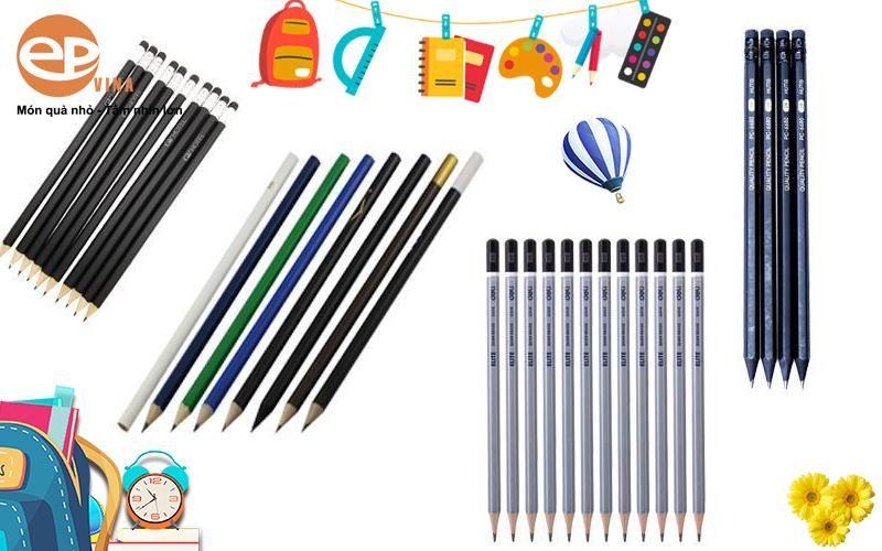 Các loại chất liệu, kiểu dáng để làm bút chì rất đa dạng