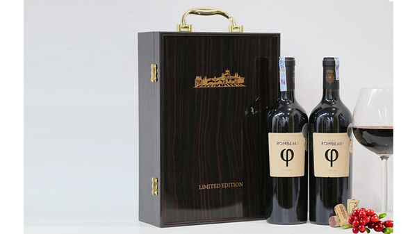 Hộp đựng rượu gỗ - rượu ngon và món quà ý nghĩa