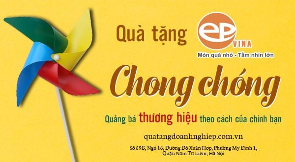 Chong chóng nhựa tại Sài Gòn