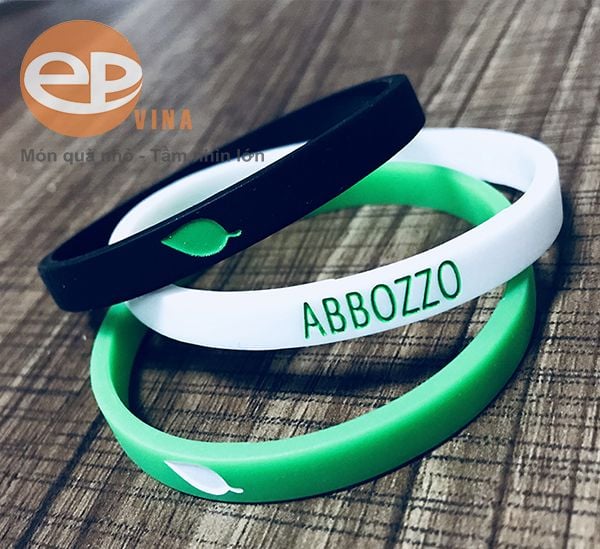 Đặt làm vòng đeo tay Silicon giá rẻ
