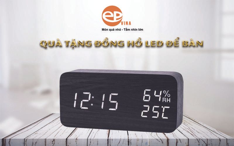 Đồng hồ led để bàn quà tặng độc đáo mới lạ cho doanh nghiệp