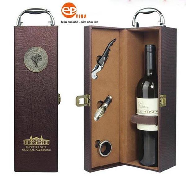 EPVINA chuyên cung cấp hộp rượu da đơn cho các doanh nghiệp làm quà tặng cao cấp