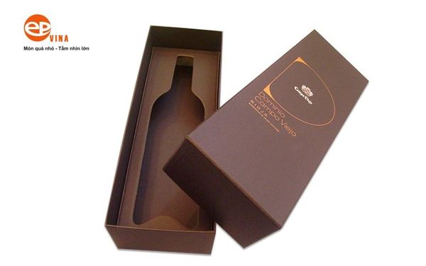 Một số mẫu hộp giấy đựng rượu vang 1 chai thiết kế sang trọng đẹp mắt