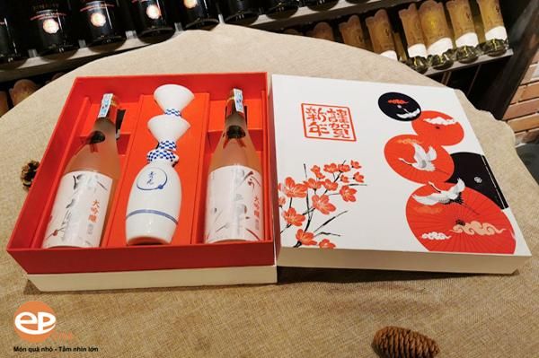 hộp quà rượu sake 8