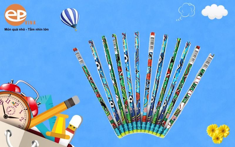 In bút chì theo yêu cầu làm quà tặng giá rẻ