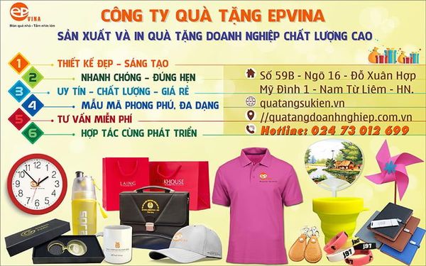 in quà tặng doanh nghiệp