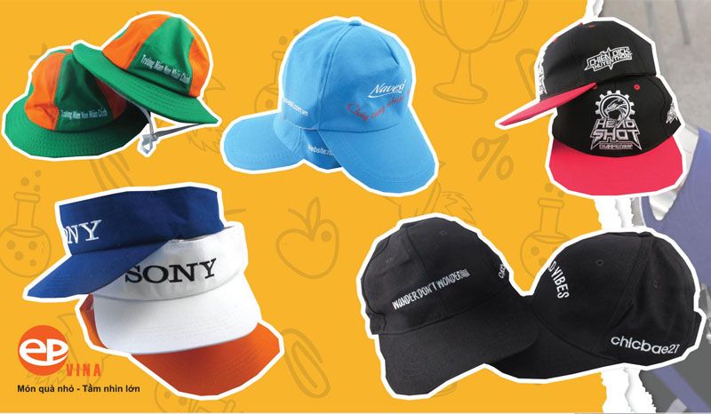 Sản xuất và in ấn đa dạng các loại mũ quà tặng quảng cáo doanh nghiệp