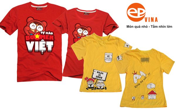 quà tặng áo phông đồng phục