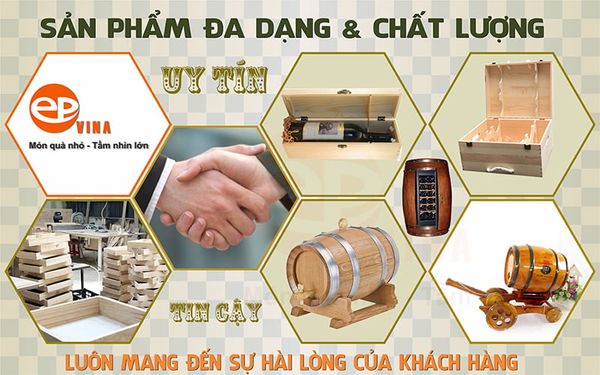 Epvina sản xuất hộp gỗ đựng rượu