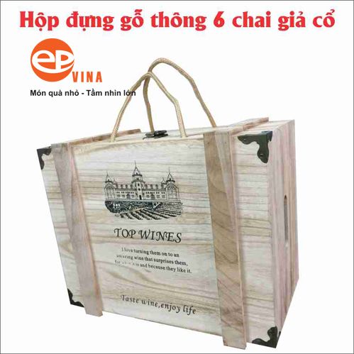 sản xuất hộp gỗ thông sáu