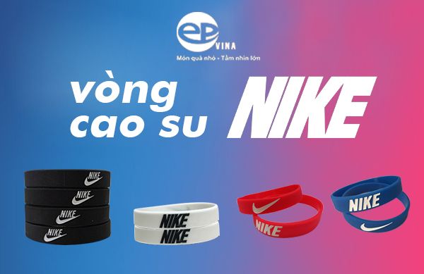 Vòng tay cao su nam Nike