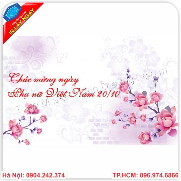 In thiệp 20-10 Hà Nội: Để tạo ra các sản phẩm thiệp ấn tượng, bạn có thể đặt hàng tại các cửa hàng in thiệp chuyên nghiệp ở Hà Nội. Tại đó, bạn có thể chọn từ nhiều mẫu thiệp độc đáo, phức tạp được thiết kế bởi những nhà thiết kế chuyên nghiệp và được in ra với chất lượng cao.